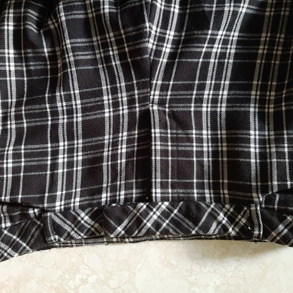 Jacob Black n White Plaid Pants Size 2  Canadian - Picture 4 of 5